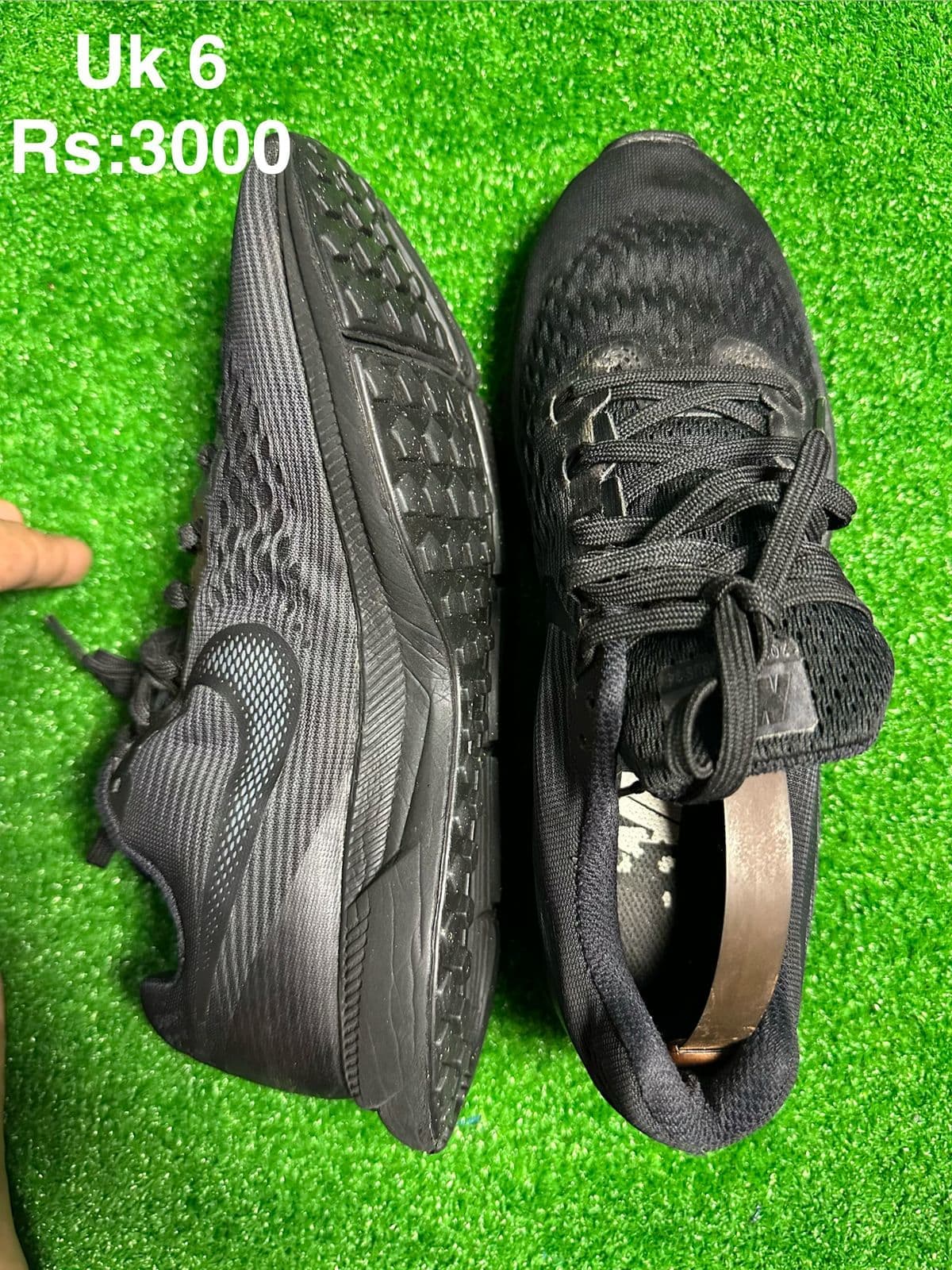 Nike Runner - All Black - imported shoe available at Thrift Trades